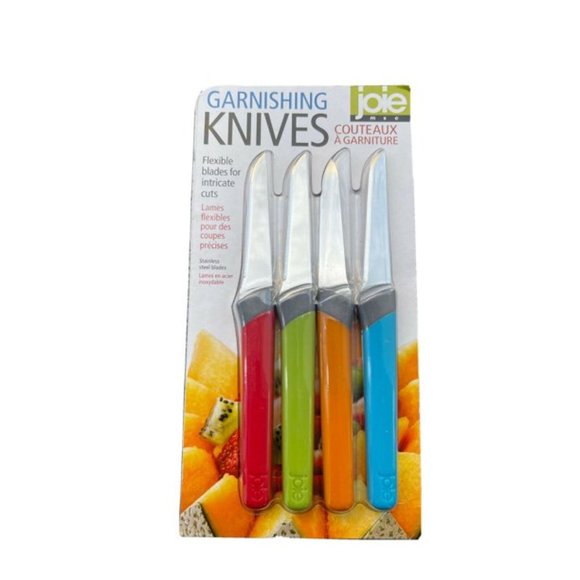 Joie MSC - Garnishing Knives - Stainless Steel Blades - 4 Piece Set - Picture 1 of 1